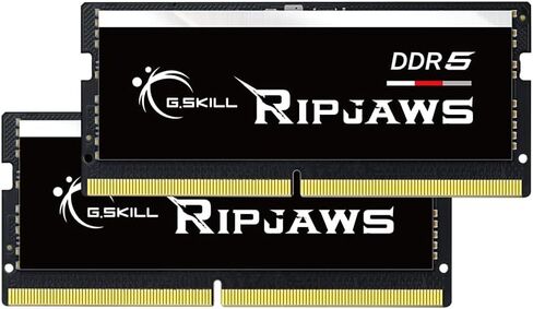 G.SKILL Ripjaws DDR5 SO-DIMM Series DDR5 RAM 32GB (2x16GB) 5600MT/s CL40-40-40-89 1.10V Unbuffered Non-ECC Notebook/Laptop Memory SO-DIMM (F5-5600S4040A16GX2-RS) in Saudi Arabia