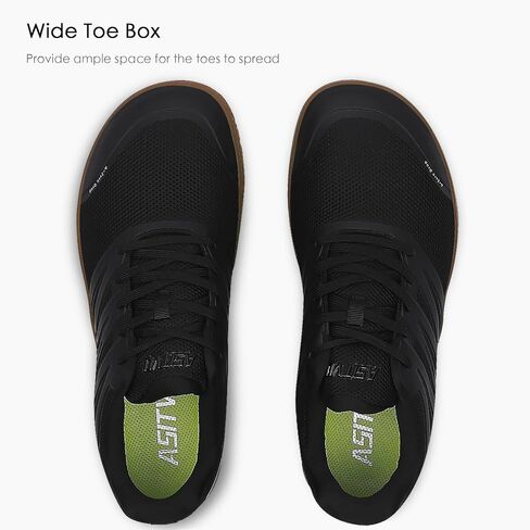ASITVO Wide Men's Barefoot Zero Drop Sole Minimalist Width Toe Box Walking Shoes Sneakers TPU Toe No-Sew Upper in Saudi Arabia