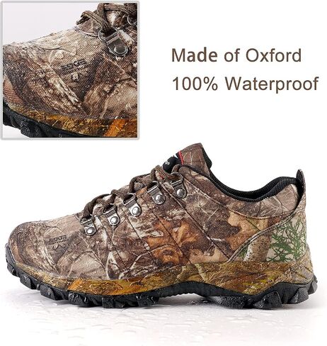 8 Fans Men's Waterproof Trekking Hiking Shoes,Lightweight Camo Walking Hunting Sneakers with Memory Foam Insole for Men&Women… in Kuwait