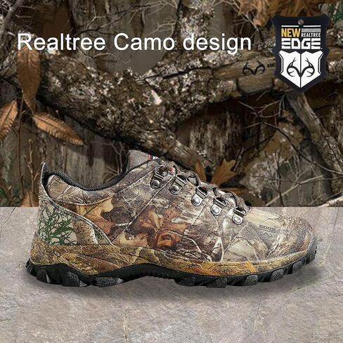 8 Fans Men's Waterproof Trekking Hiking Shoes,Lightweight Camo Walking Hunting Sneakers with Memory Foam Insole for Men&Women… in Kuwait