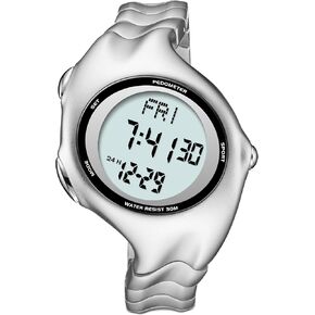 Unique Metal Wristwatch, Digital Watches for Men, Stainless Steel Strap