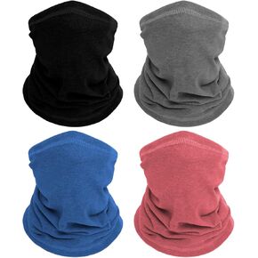 Winter Neck Warmer Gaiter Fleece Windproof Cold Weather Scarf Face Cover Mask for Men Women