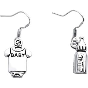 CHOROY Mommy to Be Bracelet Expectant Mother Bracelet New Mom Gift Pregnancy Announcement Gift for Mother-to-be (Mommy to be earrings)