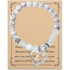 FUSTMW Cheerleader Necklace Bracelet Cheerleading Gift Cheerleader Gift for Her Cheer Gifts Cheerleading Coach Gifts