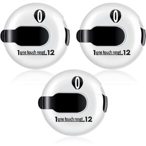 Frienda Golf Score Counter Mini Golf Stroke Counter with One Touch Reset and Simple Attachment to Scorekeeper Glove in