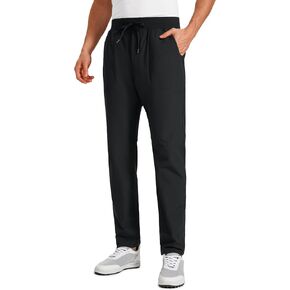 CRZ YOGA All Day Comfy Golf Pants for Men 31'' Quick Dry Lightweight Work Casual Pants with Pockets
