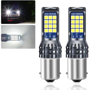 teguangmei 1157 مصباح إشارة الانعطاف LED، فائق السطوع 24-SMD أصفر 2057 2357 7528 BAY15D مصابيح LED للسيارات والشاحنات تحل محل مصابيح الوامض لإشارة الانعطاف الأمامية/الخلفية، حزمة من 2