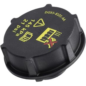 DG93-8101-AA Radiator Coolant Reservoir Tank Cap Compatible with for Ford for Jaguar for Land Rover for Lincoln for Mazda for Volvo Engine Coolant Reservoir Cap