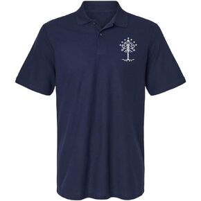 Pop Culture Men's Adult 100% Cotton Knit Embroidered Polo Shirt Collection