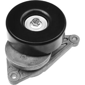 A-Premium Belt Tensioner Assembly with Pulley Compatible with Ford Explorer 1996-2001 & Mercury Mountaineer 1997-2001 V8 5.0L, Replace# F65Z6B209BA, F65Z-6B209-BA