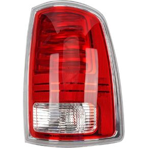 Ram 1500 LED Tail Light Left Driver Side Compatible With Dodge Ram 1500 2013-2018 Ram 2500 3500 2014-2018 Rear Taillight Replace CH2800202 68093079AB, Black