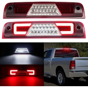 LED 3rd Third Brake Light Replacement for Ram 1500 2019 2020 2021 2022 2023 2024, Rear Center High Mount Stop Tail Lamp (NOT fit for LED Camera models!!! Does NOT fit for Classic Models!!!)