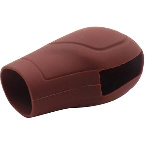 Universal Elastic Silicone Car Automatic Gear Shift Knob Cover Car Shifter Protector, Light Grey