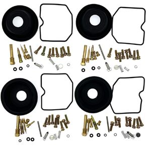 4-Pack Carb Repair Kits Carburetor Rebuild Kit Replacement for Kawasaki ZRX1200 2001 2002 2003 2004 2005