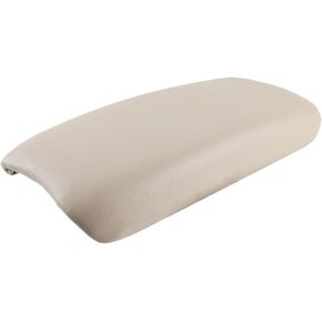 MOTOALL Center Console Box Cover Armrest Lid Fit for Honda Civic 2006-2011, Beige, PU Leather & ABS Plastic