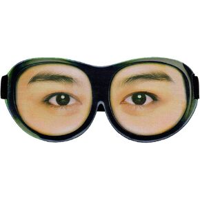 Beaupretty Funny Eye Mask Eyeshade 3D قناع النوم قناع النوم معصوب العينين مع عيون مضحكة نظارات أغطية العين للطائرة والسفر والقيلولة والنوم الليلي