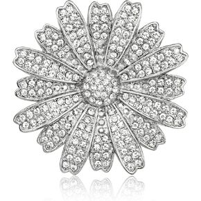 Sunflower-shaped Elegant Wedding Brooch Pins for Women