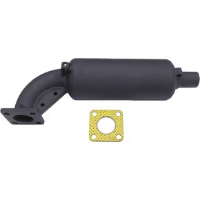 Muffler & Gasket 12582-12110 15263-12370 Compatible for Kubota D1105 D722 D905 DF752 WG752 WG972 WG750 D1005
