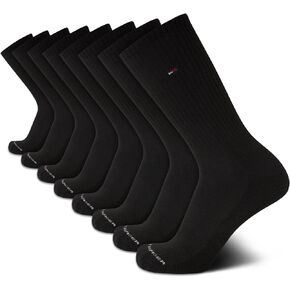 Tommy Hilfiger Men's Dress Socks - Lightweight Comfort Crew Sock (8 Pack)