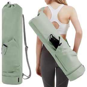 sportsnew Yoga Gym Bags and Yoga Mat Bag with Water Bottle Pocket and Bottom Wet Pocket