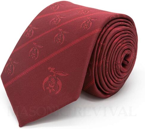 ربطة عنق ماسونية ريفايفال شرينر (بورجوندي) in Kuwait