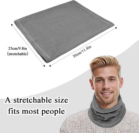Winter Neck Warmer Gaiter Fleece Windproof Cold Weather Scarf Face Cover Mask for Men Women in Kuwait