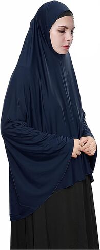 Women's High Stretch Hijab Muslim Arabian Long Milk Silk Purity Color Chiffon Hijab in Saudi Arabia