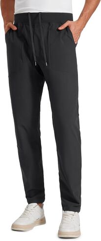 CRZ YOGA All Day Comfy Golf Pants for Men 31'' Quick Dry Lightweight Work Casual Pants with Pockets in Saudi Arabia