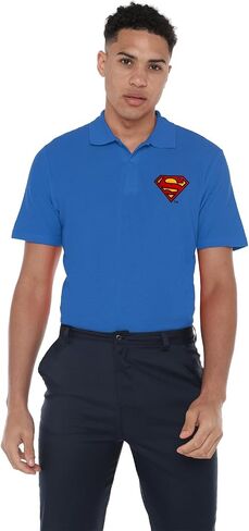 Pop Culture Men's Adult 100% Cotton Knit Embroidered Polo Shirt Collection in Kuwait