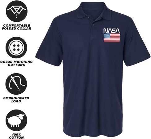 Pop Culture Men's Adult 100% Cotton Knit Embroidered Polo Shirt Collection in Kuwait