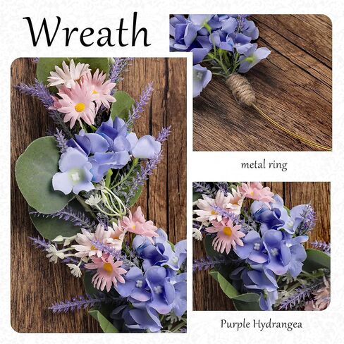 Yellow Forsythia Wreath for Front Door - 12 Inch Door Wreath for Spring Home Decor Porch, Wreaths for Farmhouse Wall Windows Floral Decorations Indoor Outdoor in Saudi Arabia