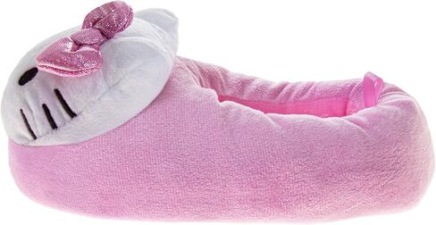 Josmo Hello Kitty slippers for Kids Girls - Kitty White indoor cute house shoes plush fuzzy shoes Cat slippers (toddler/little kid) in Saudi Arabia