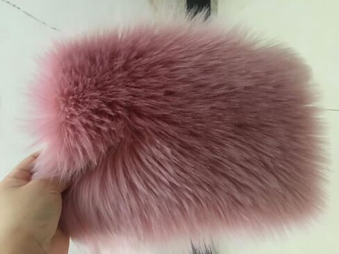 LUOYOYY Fluffy Auto Center Console Cover Warm Winter Fuzzy Center Console Accessories Vehicle Center Console Arm Rest Seat Box Pad Cover Fur Soft Furry Armrest Cover for for Most Car (Grey) in Kuwait