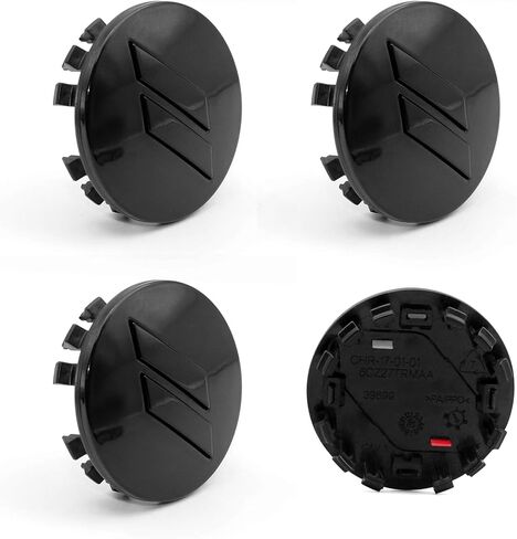 4X 64mm 2.5 Inch Car Hubcaps Slashes // Wheel Hub Center Caps Fit for Challenger Charger Durango 2017-2022 Car with 20 Inch Wheels 6CZ27DX8AA 6CZ27RM8AA (all glossy black) in Saudi Arabia