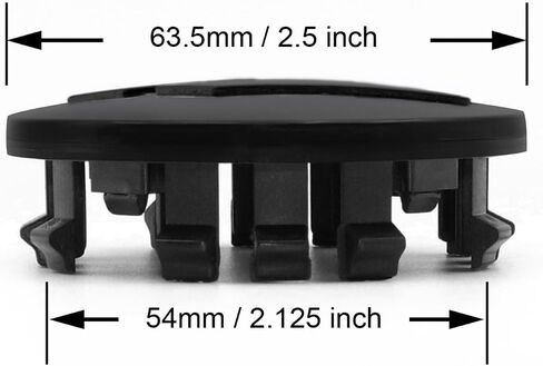 4X 64mm 2.5 Inch Car Hubcaps Slashes // Wheel Hub Center Caps Fit for Challenger Charger Durango 2017-2022 Car with 20 Inch Wheels 6CZ27DX8AA 6CZ27RM8AA (all glossy black) in Saudi Arabia