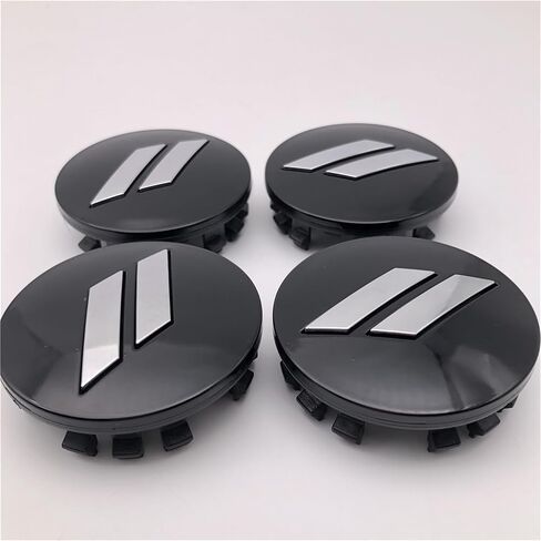 4X 64mm 2.5 Inch Car Hubcaps Slashes // Wheel Hub Center Caps Fit for Challenger Charger Durango 2017-2022 Car with 20 Inch Wheels 6CZ27DX8AA 6CZ27RM8AA (all glossy black) in Saudi Arabia