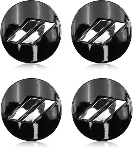 4X 64mm 2.5 Inch Car Hubcaps Slashes // Wheel Hub Center Caps Fit for Challenger Charger Durango 2017-2022 Car with 20 Inch Wheels 6CZ27DX8AA 6CZ27RM8AA (all glossy black) in Saudi Arabia