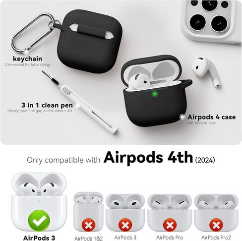 لطيف بوبا الشاي البقرة airpods القضية مع مجموعة نظافة، 3D الكرتون مضحك kawaii الأزياء مع سلسلة المفاتيح للفتيات الفتيان الأطفال لairpod حالة الجيل الثاني والأول، غطاء سيليكون للقرون الهواء الملحقات الواقية in Saudi Arabia