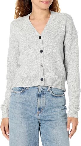 Theory Women's Cropped Long-Sleeve Cardigan in Kuwait