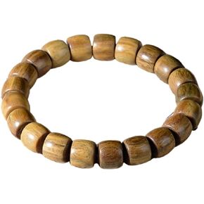 Wooden Beaded Bracelet Natural for Men and Women Lightweight Stretch Bracelet