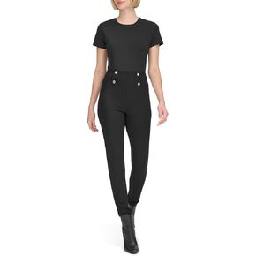 Calvin Klein Women's Button Detail Pull on Pants