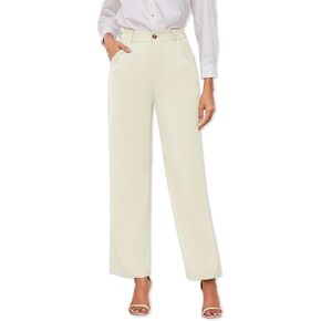 Women's Casual Wide Leg Pants Women Business Casual Pants Dress Pants Work Trousers for Women