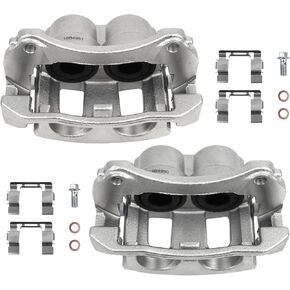 Autoround 18B4950 18B4951 Front Disc Brake Caliper Assembly with Bracket fit for 2005-2006 Chevy Equinox, 2004-2007 Saturn Vue, 2006 Pontiac Torrent. Both Driver and Passenger Side