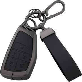 Key Fob Cover with Heavy-duty Keychain For Chevy Silverado 1500 GMC