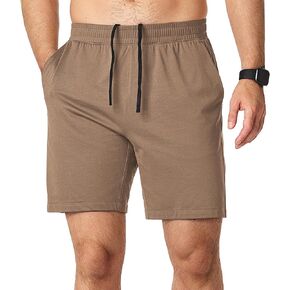 JMIERR Mens Running Shorts 7 Inch Lightweight Quick Dry Running Sports Athletic Gym Shorts with Zipper Pocket in Kuwait