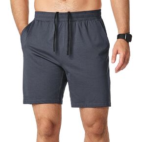 JMIERR Mens Running Shorts 7 Inch Lightweight Quick Dry Running Sports Athletic Gym Shorts with Zipper Pocket