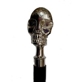 Nautical Vintage Designer Skull Handle Walking Cane Wooden Stick Gift Item Rustic Vintage Home Decor Gifts