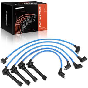 A-Premium 5PCS Spark Plug Wires Compatible with Honda Prelude 1988 1989 1990 1991, 2.0L 2.1L