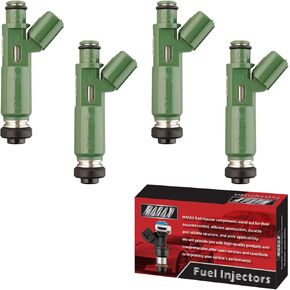 Set of 4 Fuel Injectors 23209-0D040 FJ415 Replacement Compatible with Toyota Celica MR2 Spyder Corolla Matrix Chevy Prizm Pontiac Vibe 1.8L 2.0L - Replaces 23250-0D040 23250-22040 94859505