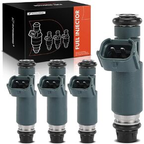 A-Premium Set of 4 Fuel Injectors Compatible with Nissan Altima, Sentra, 2002 2003 2004 2005 2006, 2.5L, Replace# 166008J010